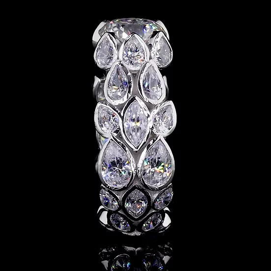 Cluster Lab-Grown Diamond Ring