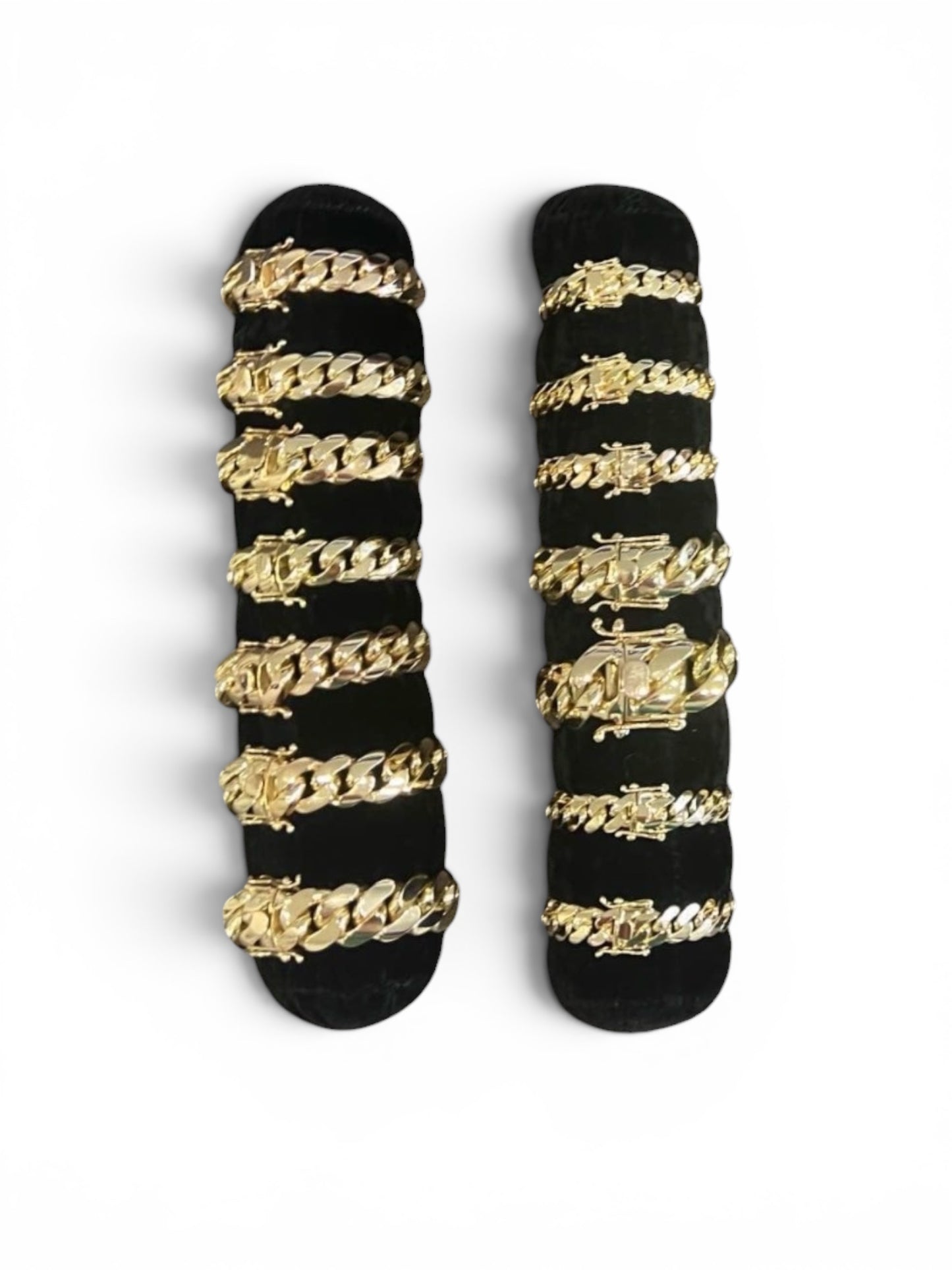 Exotvio Miami Cuban Links 14k Gold Bonded