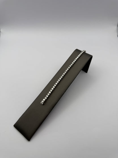 Round VVS D Moissanite Tennis Bracelet