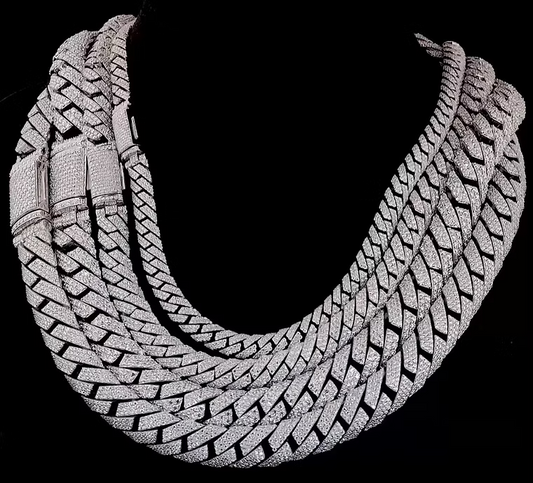 VVS Moissanite Cuban Chain