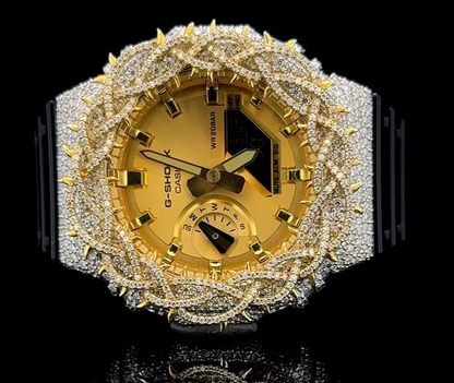 Iced Out VVS Moissanite Casio G-shock Watch