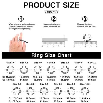 Baguette Square Shaped Statement VVS Ring