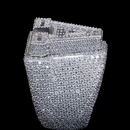 Moissanite VVS Letter Ring