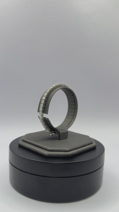 Round VVS D Moissanite Tennis Bracelet