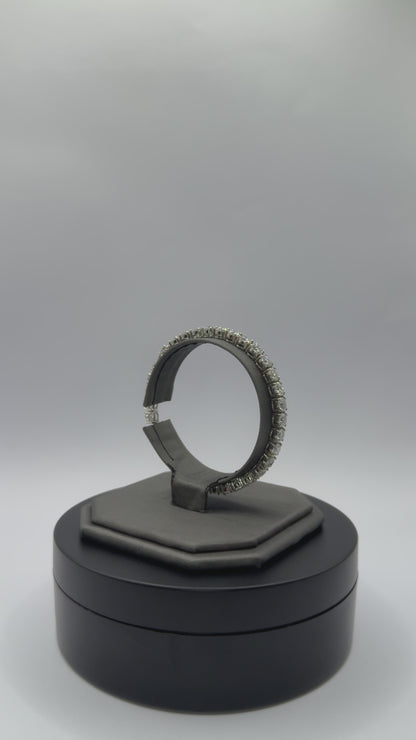 Round VVS D Moissanite Tennis Bracelet